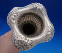 Gorham Sterling Silver Vase with Floral Daisy Design Art Nouveau (#2256)