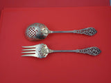 Trianon Pierced by Dominick and Haff Sterling Salad Serving Set 2-pc GW 11 1/4"