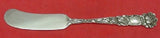 Bridal Rose by Alvin Sterling Silver Butter Spreader FH Paddle Set 12 pcs 6 1/8"