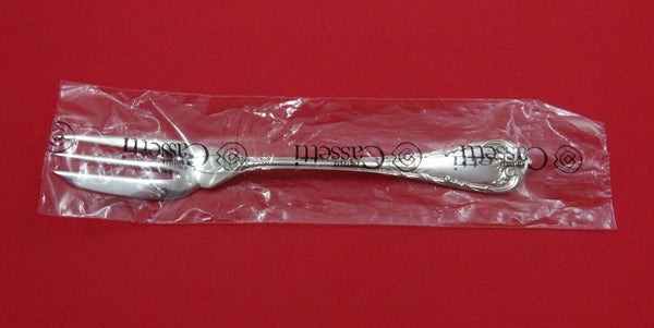 Fleuri by Cassetti Italian Italy Sterling Silver Pastry Fork 3-Tine 5 7/8" New