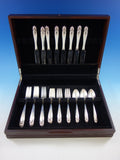 King Christian by Wallace Sterling Silver Flatware Set for 8 Service 32 pieces