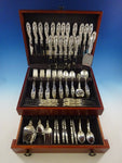 Decor by Gorham Sterling Silver Flatware Set For 18 Service 132 Pieces