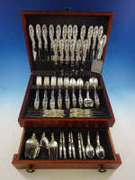 Decor by Gorham Sterling Silver Flatware Set For 18 Service 132 Pieces