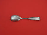 Ribbon by Wendt Sterling Silver Sugar Spoon w/ brite-cut bowl 6 1/4"