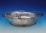 Elizabeth Godfrey English Georgian Sterling Silver Basket w/Swing Handle (#8974)