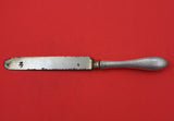 Fourteenth Century by Shreve Sterling Silver Dinner Knife SP Blunt w/Applied "F"