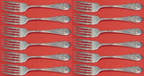 Mount Vernon by Lunt Sterling Silver Salad Fork Set of 12 pcs 6"