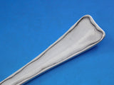 Lap Over Acid Etched Tiffany Sterling Silver Spade Server GW Poinsettia 10 3/8"