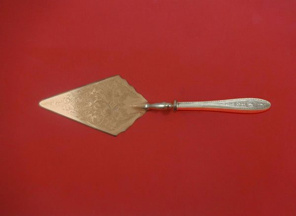 Wedgwood by International Sterling Silver Pastry Server Fancy Vermeil HH Custom
