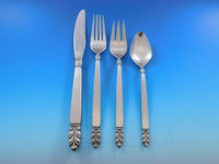 Norse by International Stainless Steel Flatware Set for 12 Service 66 pieces