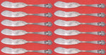 Georgian by Towle Sterling Silver Butter Spreader flat handle Set 12pc