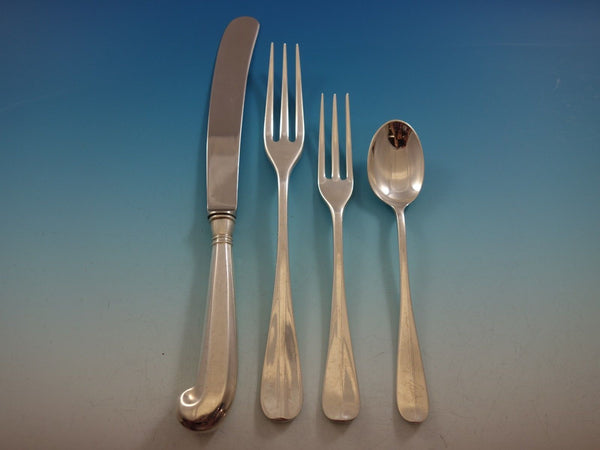 Queen Anne Williamsburg by Stieff Sterling Silver Flatware Set 12 Service 52 Pcs