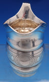 English Georgian Sterling Silver Creamer London 1802 Leaf Egg Border (#8389)