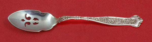 Dresden by Whiting Sterling Silver Olive Spoon Pierced 5 3/4" Custom Made