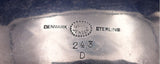 Georg Jensen Sterling Silver Master Salt Dish #243D Modern 4" x 2 3/4" (#7877)