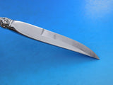 Grande Baroque Wallace Sterling Silver Steak Knife Set 4-pc Original Bevel 9 3/8