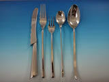 Via Veneto by Ricci Stainless Steel Flatware Tableware Set 12 New Modern 62 pcs