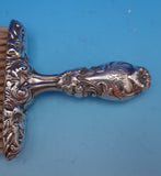 Lily by Whiting Sterling Silver Hat Brush w/Fat Handle #7071 6" x 3 1/4" (#9125)