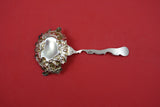 Pattern Unknown by Shiebler Sterling Nut Spoon floral & leaf design bowl 5"