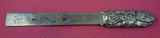 Japanese by Unknown Bronze Page Turner with Faces and Butterfly 11" Heirloom