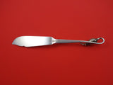 Blossom by Georg Jensen Sterling Silver Fish Knife Hand Hammered #84 8 1/8"