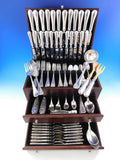 Bougainville by Hacker & Hermann Austria Silverplate Flatware Set Service 175 pc