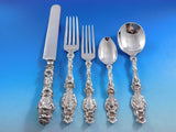 Lily by Whiting Sterling Silver Flatware Set for 12 Service 64 Pieces Dinner