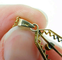 10k Yellow Gold Victorian Pearl Lavaliere Pendant (#J1092)