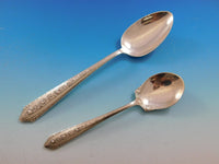 Normandie by Wallace Sterling Silver Flatware Set for 8 Service 67 Pieces Floral