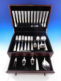 Bell by Peter Hertz Danish Sterling Silver Flatware Set 12 Service 76 Pcs Modern