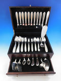 Dolphin by Frigast Denmark Sterling Silver Flatware Service 10 Set 85 pieces