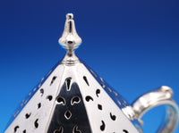 Watspm Sterling Silver Muffineer #2 Octagonal Shape w/Handle 5 1/2" Tall (#7946)