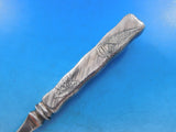 Lap Over Edge Acid Etched by Tiffany Sterling Silver Buffet Fork HH WS w/ Cicada