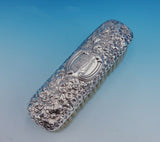 Cluny by Gorham Sterling Silver Clothes Brush w/ Repoussed Flowers #607 (#3397)