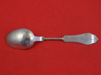 Saxon Stag by Duhme Coin Silver Teaspoon BC Twisted Handle Pointed End 6 3/8"