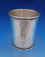 Mark J Scearce Sterling Silver Mint Julep Cup Kentucky "G" Mono RWR II (#8349)