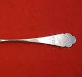 Vanderslice Coin Silver Cheese Scoop with Acid Etched Mouse 8 1/4" Serving