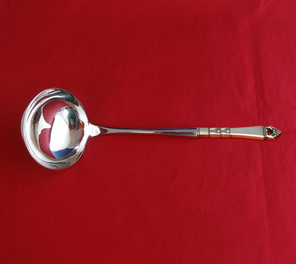 Danish Crown by Frigast Sterling Silver Soup Ladle HHWS  Custom Made 10 1/2"