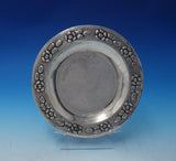 Aztec Rose by Unknown Mexican Sterling Silver Serving Plate 7 3/8" Dia (#4996)