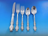 English Crown by Reed & Barton Silverplate Flatware Set for 24 Service 127 pc