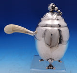 Blossom by Georg Jensen Sterling Silver Tea Set 4pc (#8801) Beautiful!
