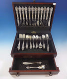 Eloquence by Lunt Sterling Silver Flatware Service Set 74 Pieces Dinner Size 12