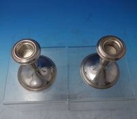 Pointed Antique Reed Barton Dominick Haff Sterling Candlestick Pair #432 (#5814)