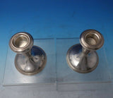 Pointed Antique Reed Barton Dominick Haff Sterling Candlestick Pair #432 (#5814)