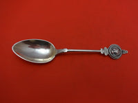 Medallion Coin by Unknown Coin Silver Coffee Spoon 5"