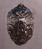 Shiebler Sterling Silver Nutmeg Sifter in Egg Form #3017 2 1/8" x 1 3/8" (#8733)