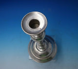 Austrian .800 Silver Candlestick Pair Hand Engraved Flowers Rococo Design #5392