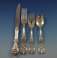 Francis I Reed & Barton Sterling Silver Flatware Service For 12 Set 78 Pieces