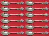 Debussy by Towle Sterling Silver Teaspoon Set 12 pieces 6"