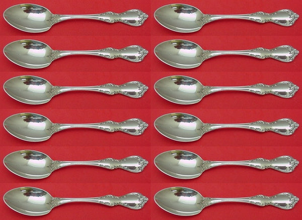 Debussy by Towle Sterling Silver Teaspoon Set 12 pieces 6"